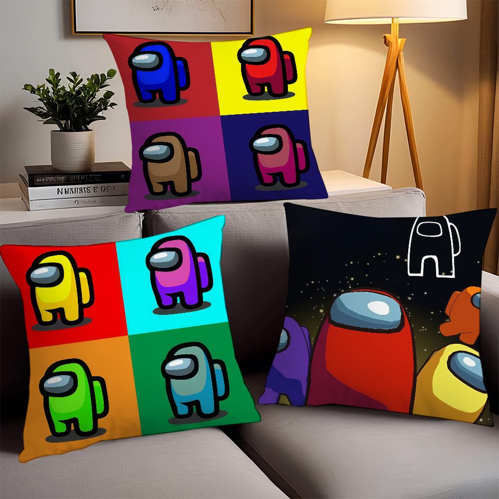 Party video games A-Among U-Us - Pillow Cover 20X20 reseña y precio