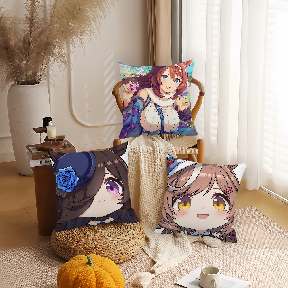 Anime Umamusume Pretty Derby S - Pillow Cover 20X20 reseña y precio