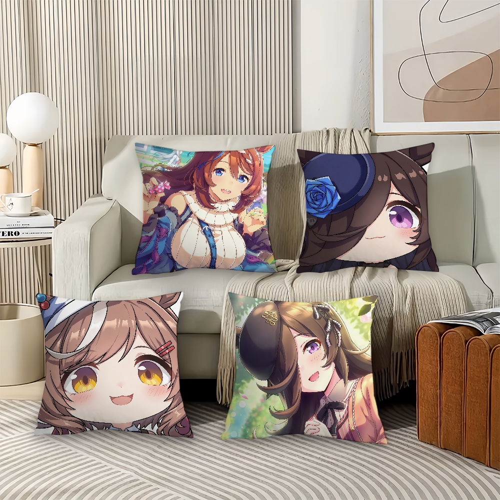 Anime Umamusume Pretty Derby S - Pillow Cover 20X20 reseña y precio