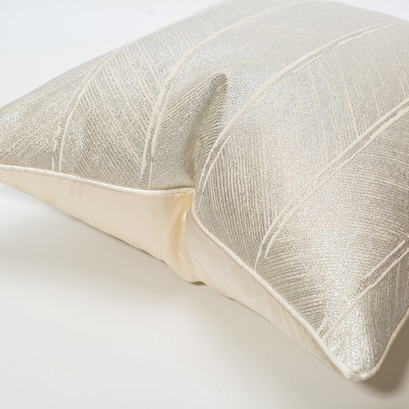 Black White Jacquard Luxury Th - Pillow Cover 20X20 reseña y precio
